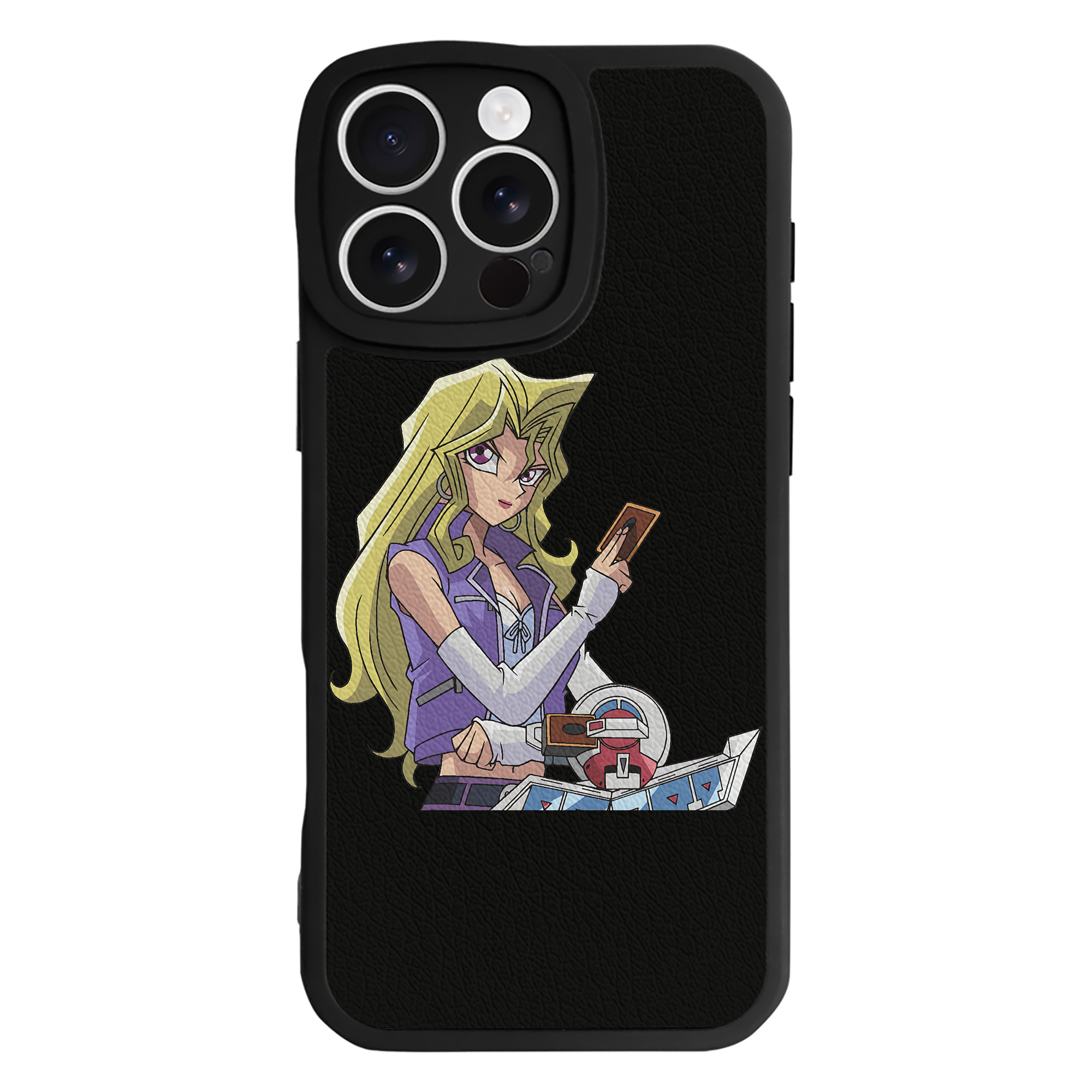 遊☆戯☆王 Yu-Gi-Oh! 【iPhone 16シリーズ対応】シリコンスマホケース（レザー調） 材質：シリコン
